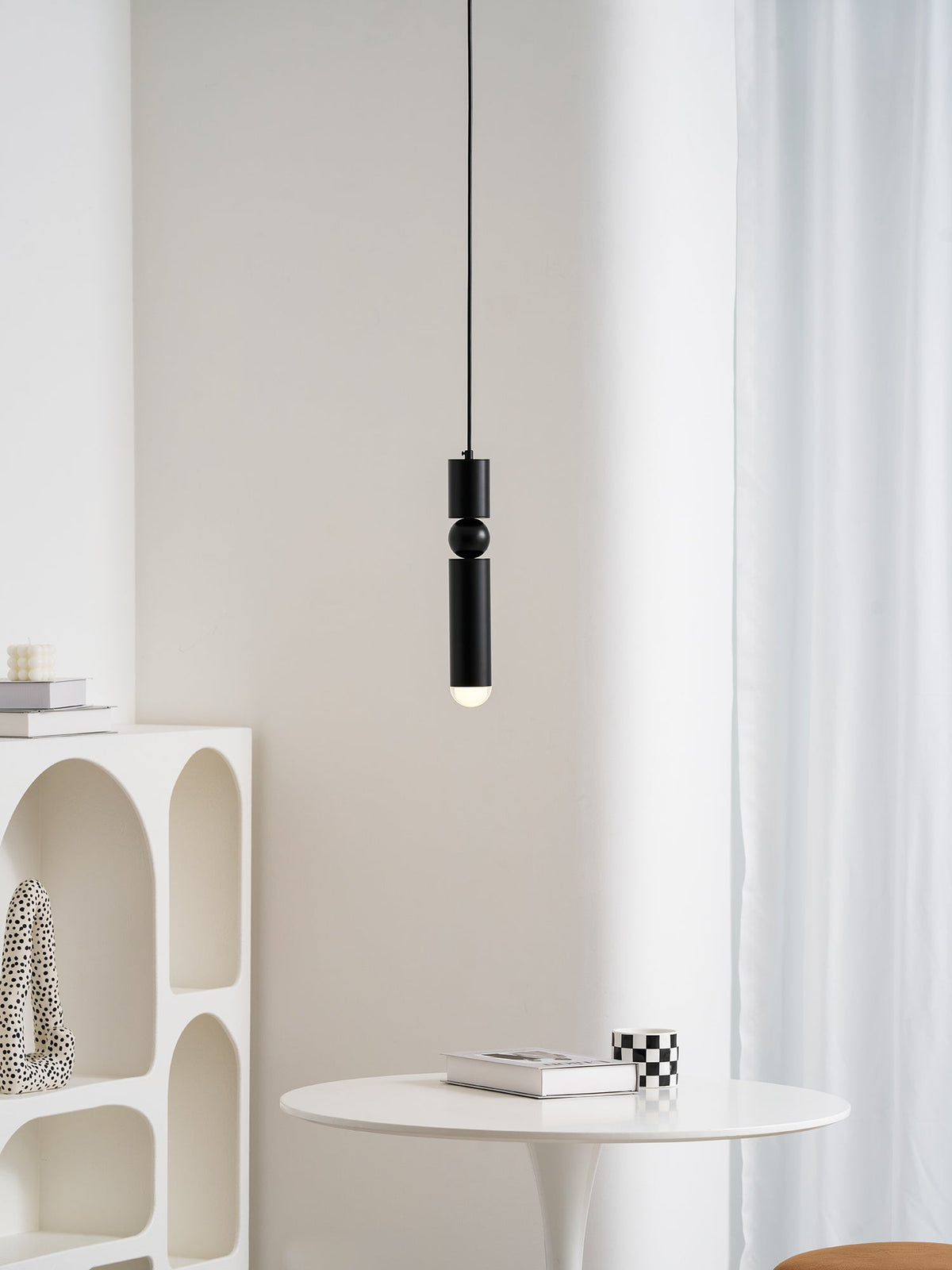 Metal Cylinder Orbit Cluster Pendant Light