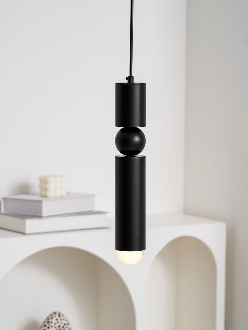 Metal Cylinder Orbit Cluster Pendant Light