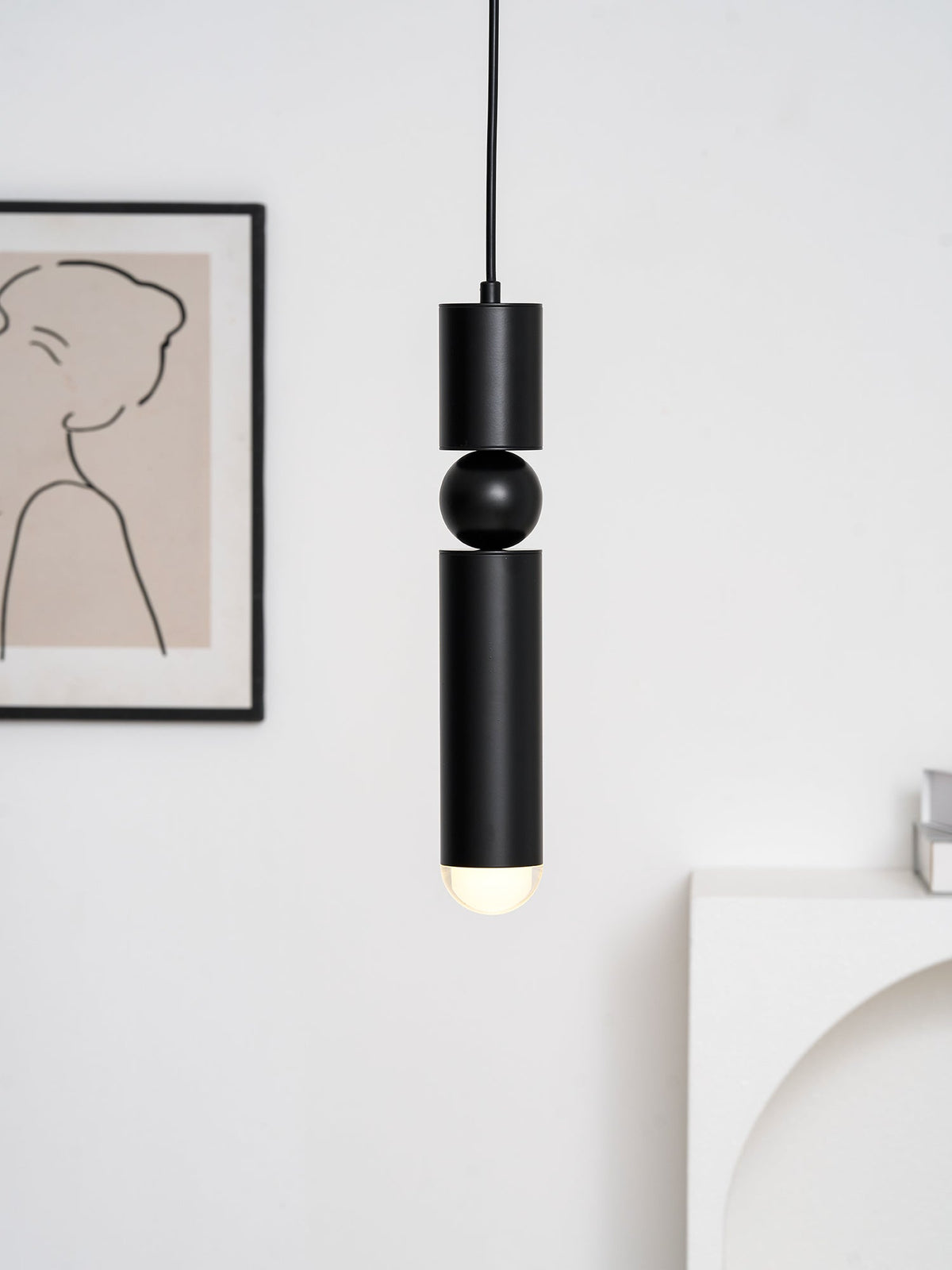 Metal Cylinder Orbit Cluster Pendant Light