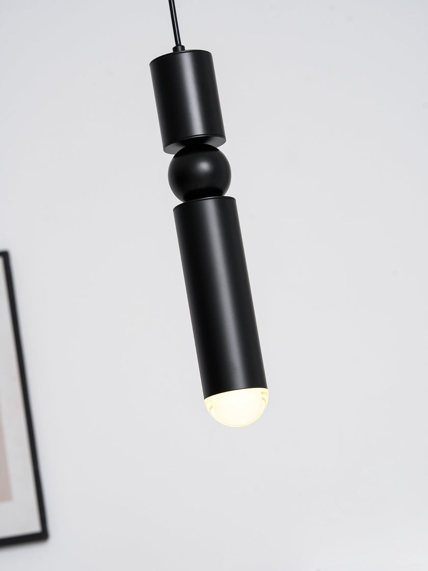 Metal Cylinder Orbit Cluster Pendant Light