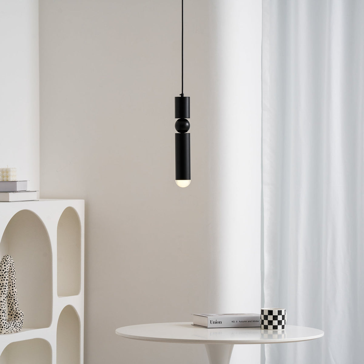 Metal Cylinder Orbit Cluster Pendant Light