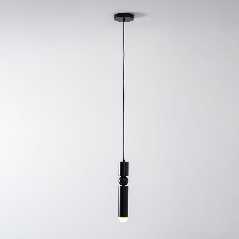 Metal Cylinder Orbit Cluster Pendant Light