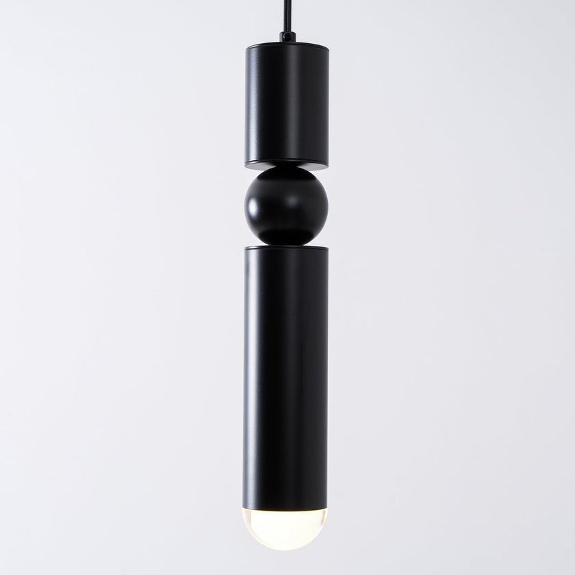 Metal Cylinder Orbit Cluster Pendant Light
