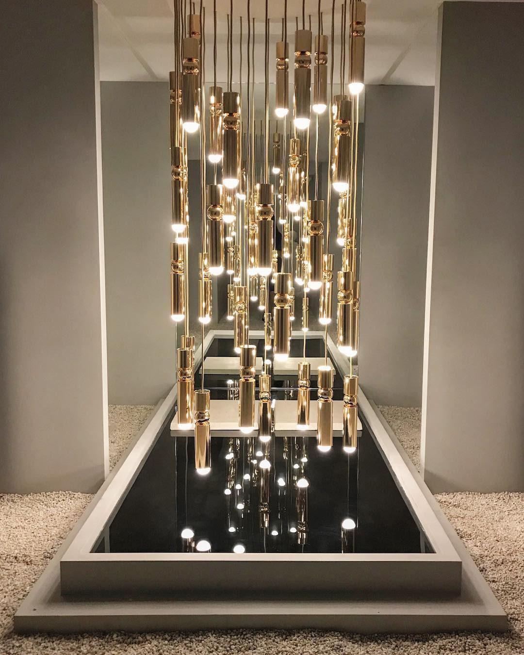 Metal Cylinder Orbit Cluster Pendant Light