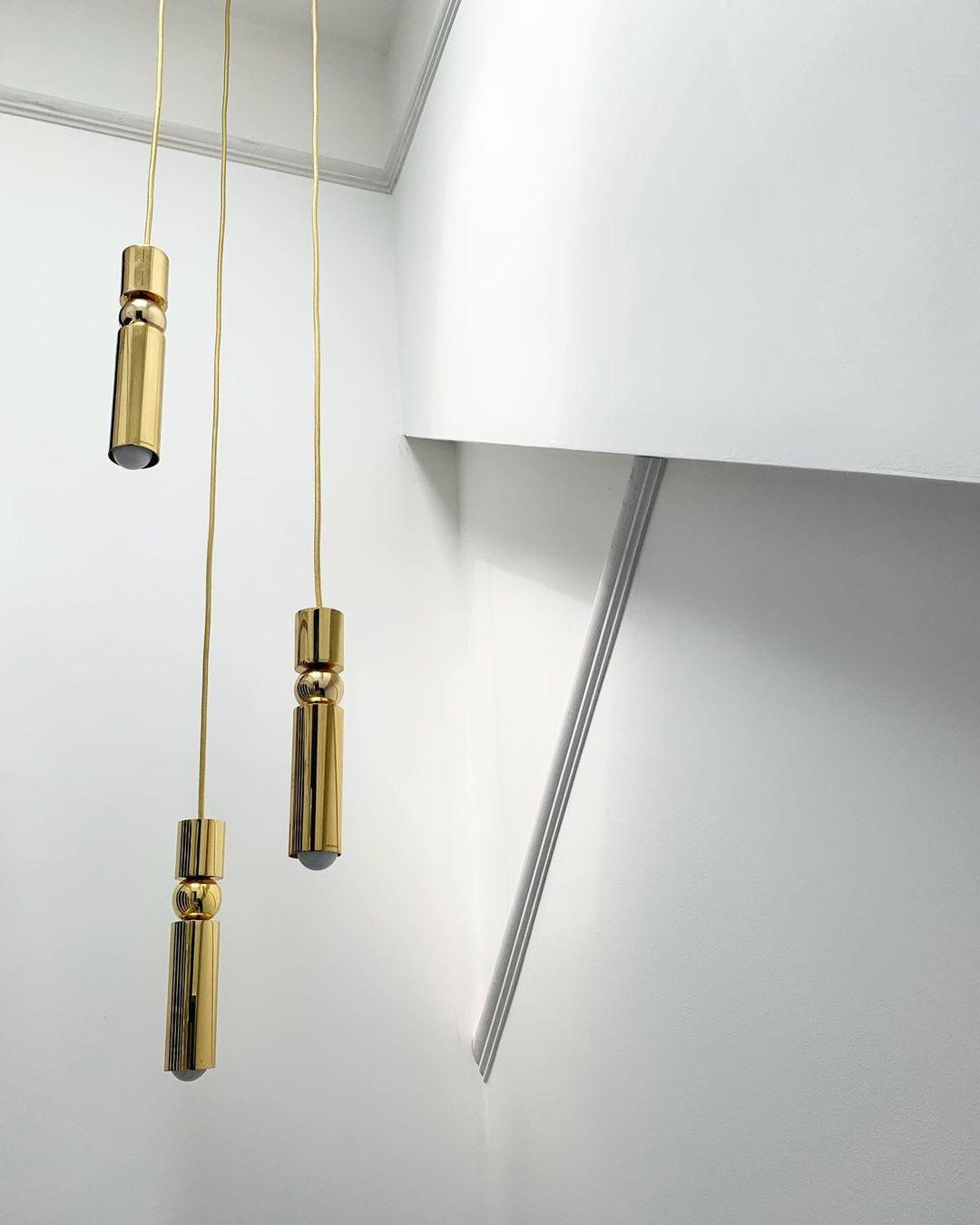 Metal Cylinder Orbit Cluster Pendant Light