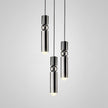 Metal Cylinder Orbit Cluster Pendant Light