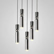 Metal Cylinder Orbit Cluster Pendant Light