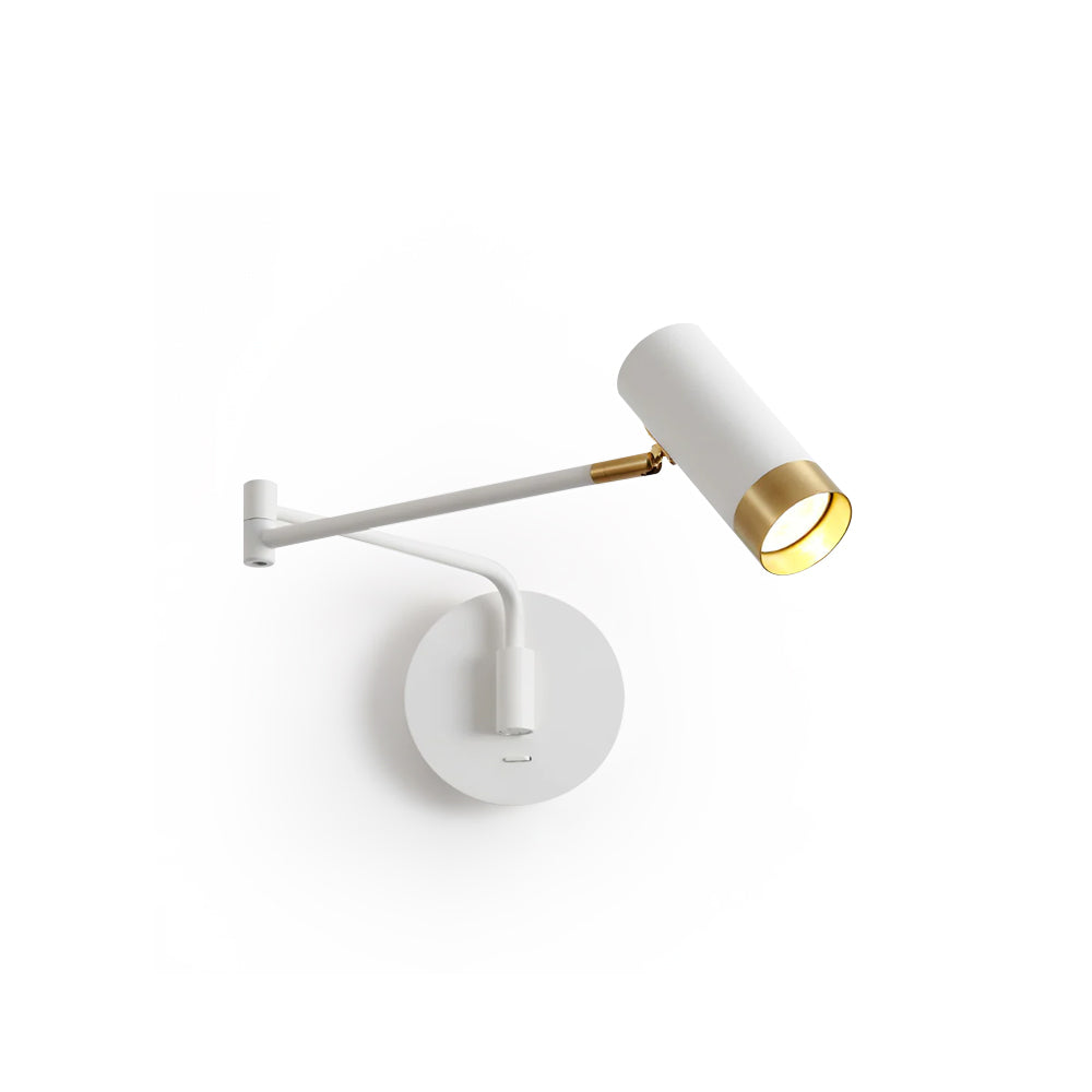 Metal Folding Twin-Arm Wall Lamp