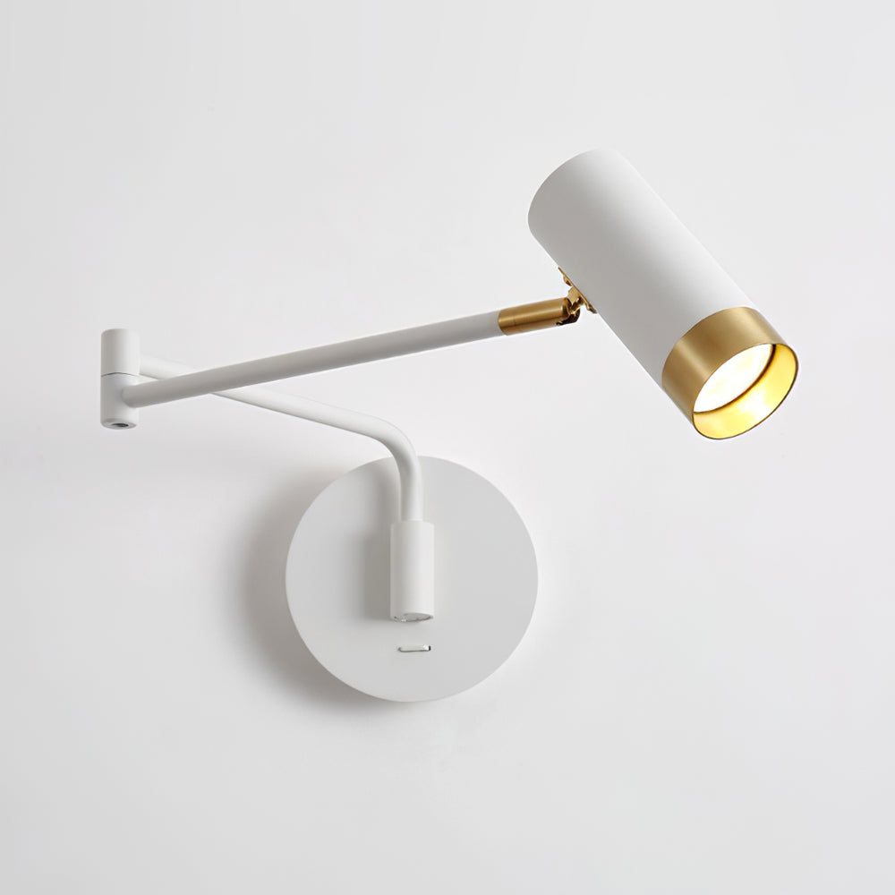 Metal Folding Twin-Arm Wall Lamp
