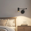 Metal Folding Twin-Arm Wall Lamp