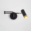 Metal Folding Twin-Arm Wall Lamp