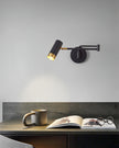 Metal Folding Twin-Arm Wall Lamp
