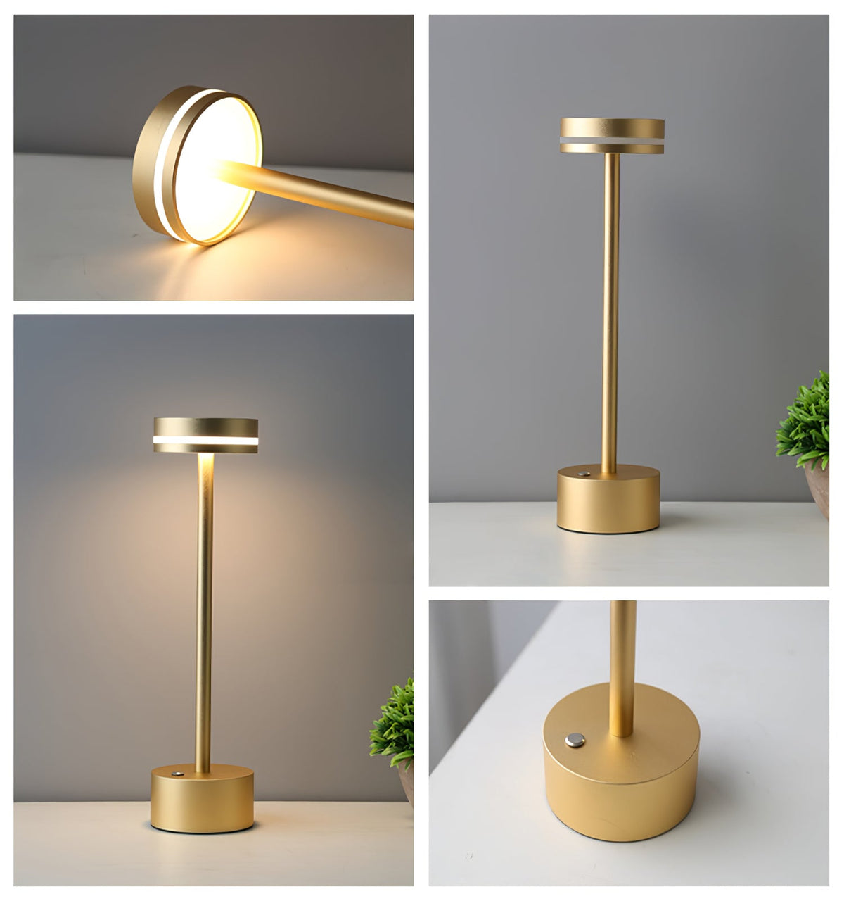 Aluminum Slim Cordless Table Lamp