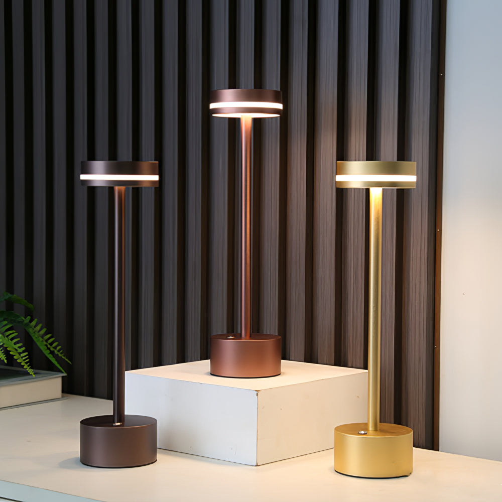 Aluminum Slim Cordless Table Lamp