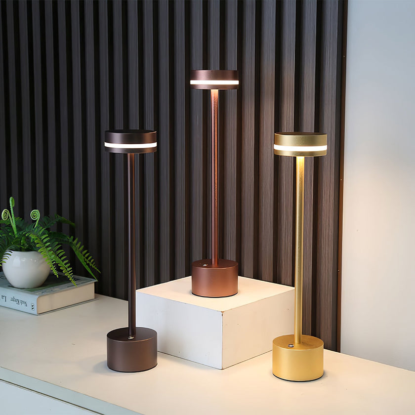 Aluminum Slim Cordless Table Lamp