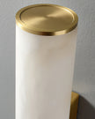 Calvrane Alabaster Tube Wall Sconce