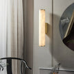 Calvrane Alabaster Tube Wall Sconce