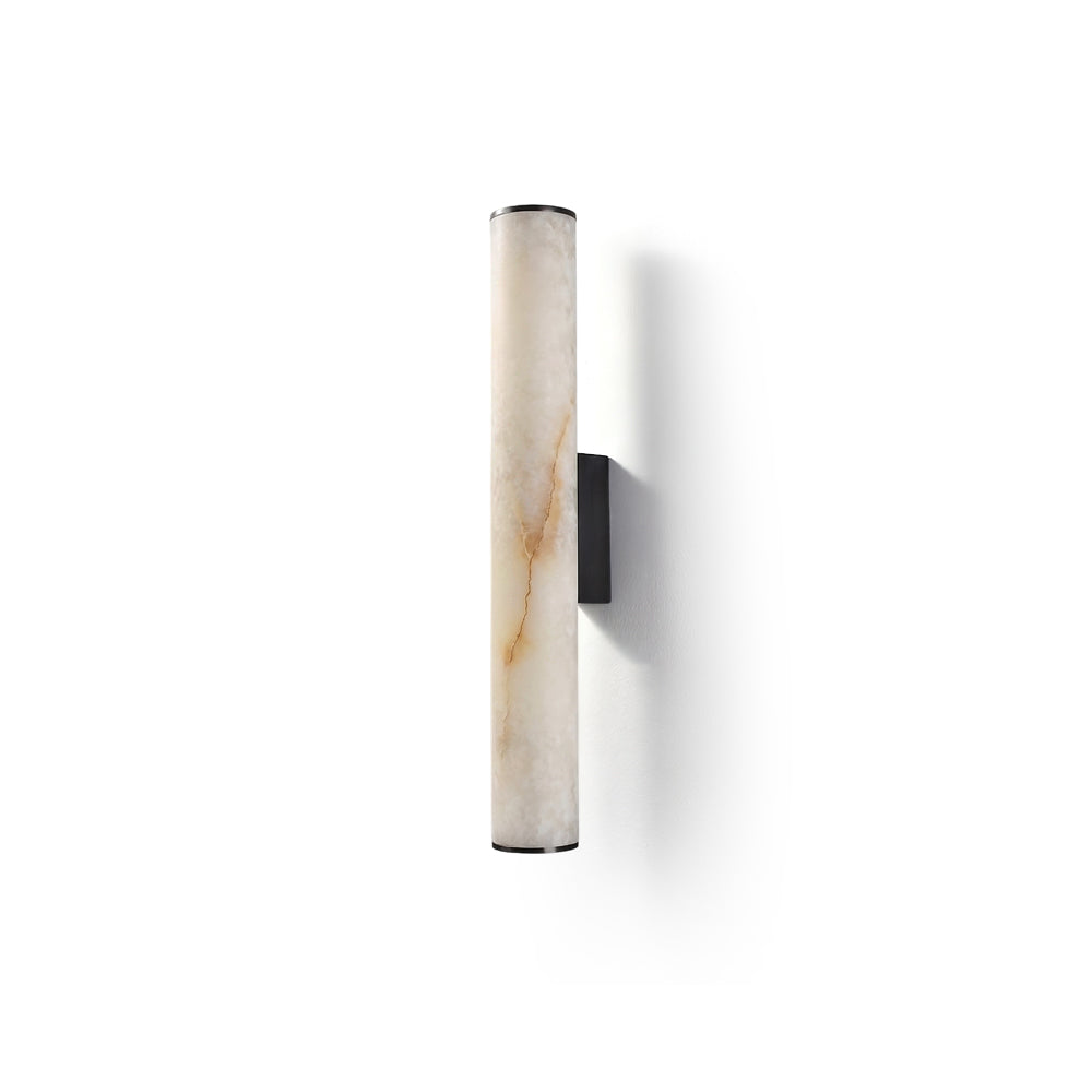 Calvrane Alabaster Tube Wall Sconce