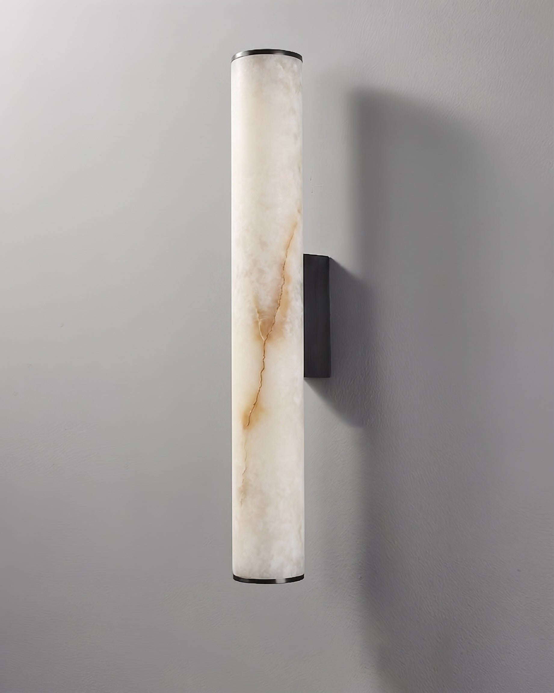 Calvrane Alabaster Tube Wall Sconce