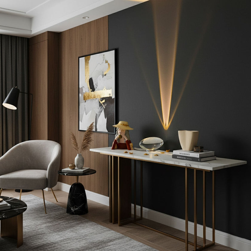 Crystal Pebble Chrome Table Lamp