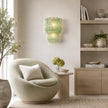Calvrane Glass Tiered Wall Sconce