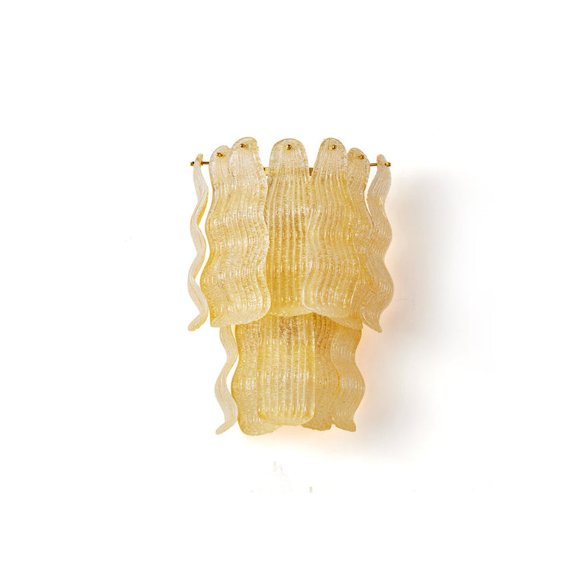 Calvrane Glass Tiered Wall Sconce