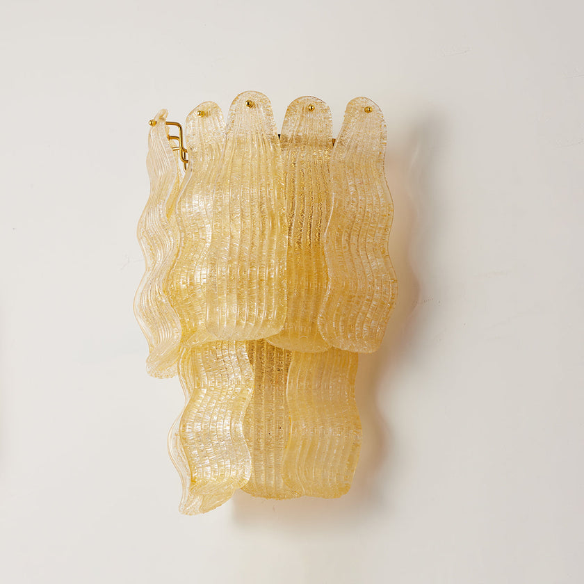 Calvrane Glass Tiered Wall Sconce