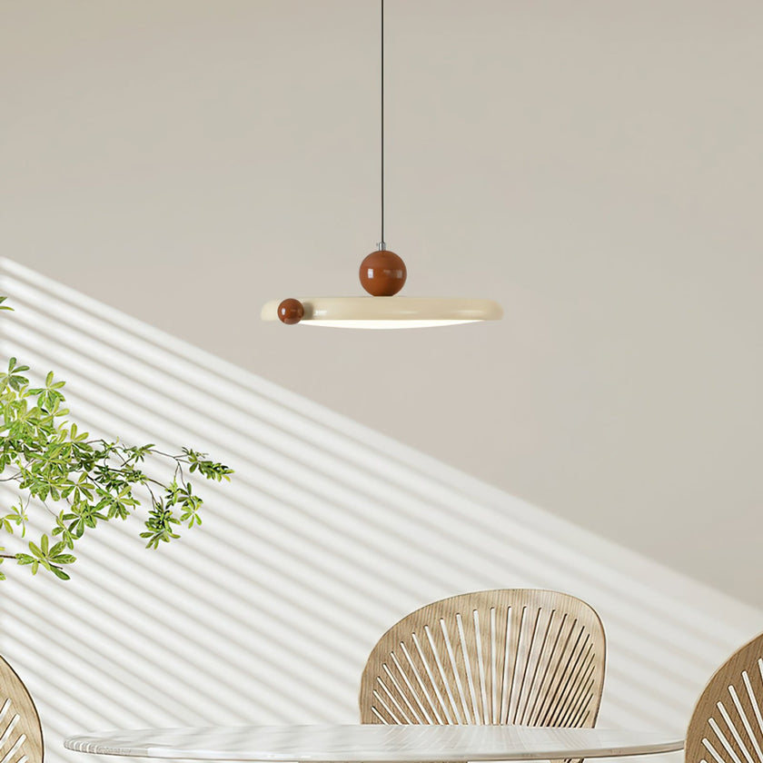 Calvrane Acrylic Round Disc Pendant Light