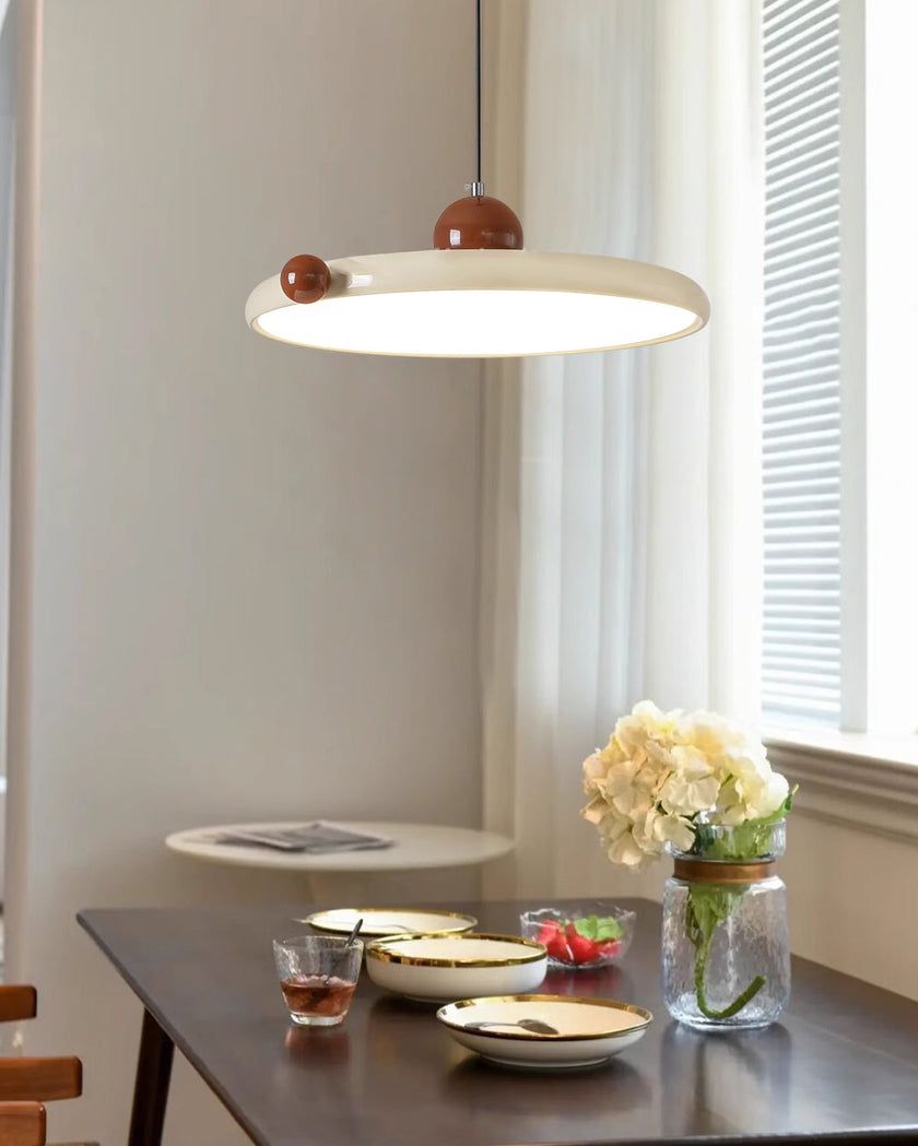 Calvrane Acrylic Round Disc Pendant Light