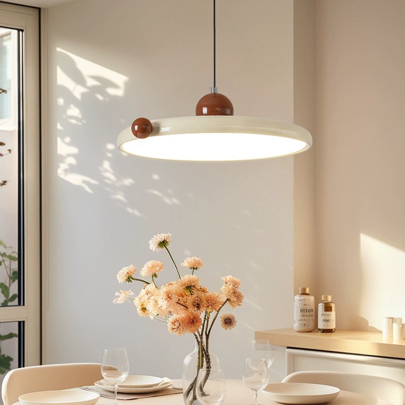 Calvrane Acrylic Round Disc Pendant Light