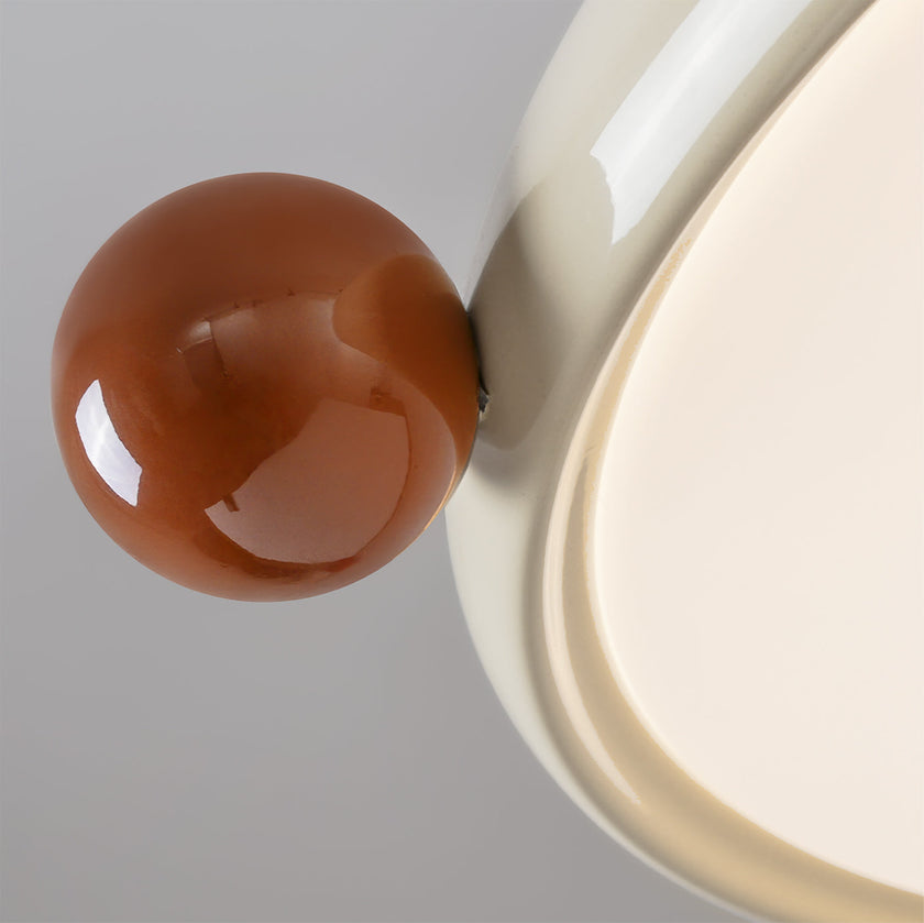 Calvrane Acrylic Round Disc Pendant Light