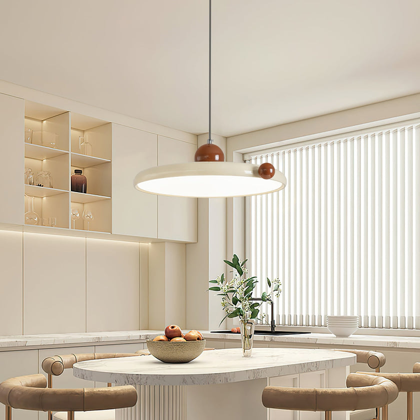 Calvrane Acrylic Round Disc Pendant Light