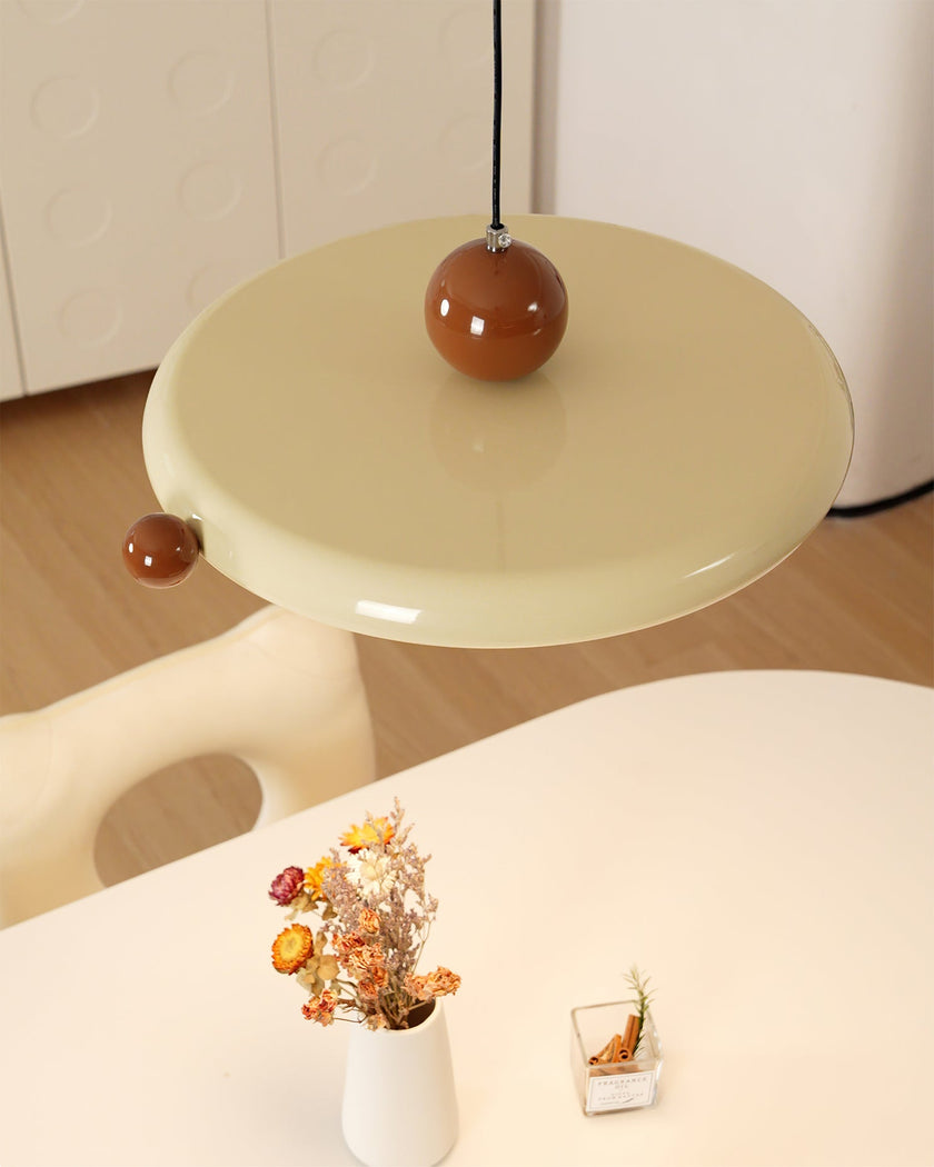 Calvrane Acrylic Round Disc Pendant Light