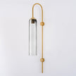Art Deco Mouth-Blown Glass Wall Sconce