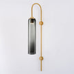 Art Deco Mouth-Blown Glass Wall Sconce