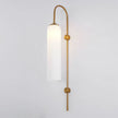 Art Deco Mouth-Blown Glass Wall Sconce