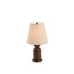 Calvrane Walnut Turned Wood Table Lamp