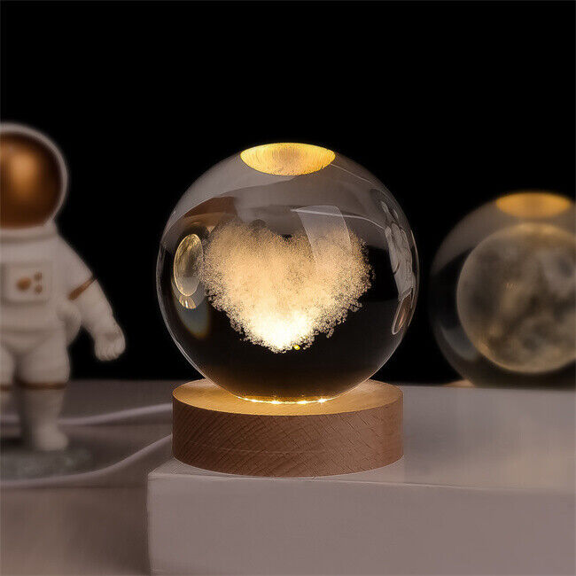 Modern Luminous Crystal Ball Night Light