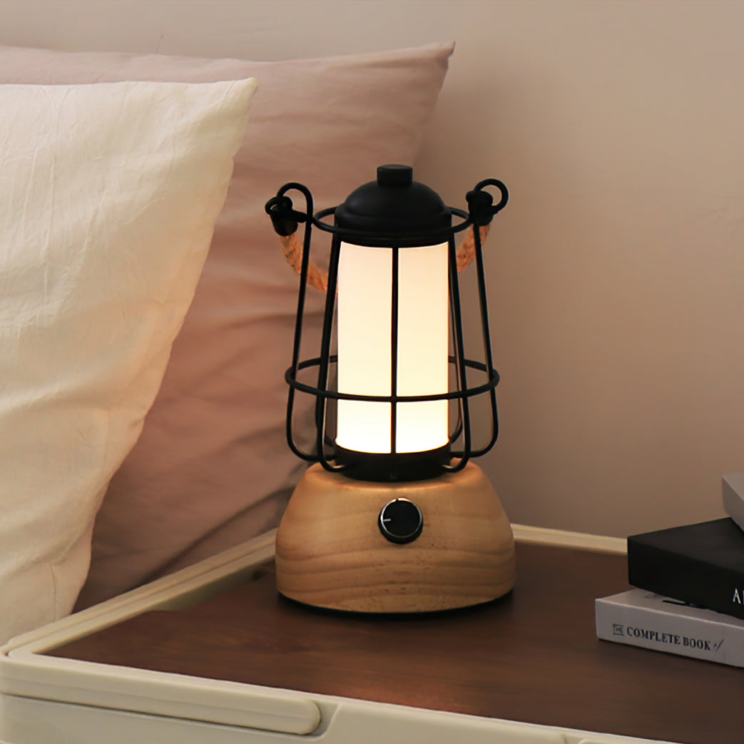 Calvrane Hemp Rope Lantern Table Lamp