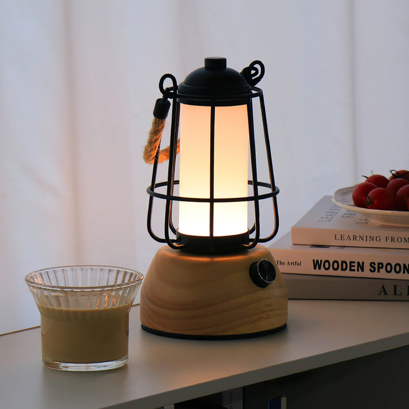 Calvrane Hemp Rope Lantern Table Lamp