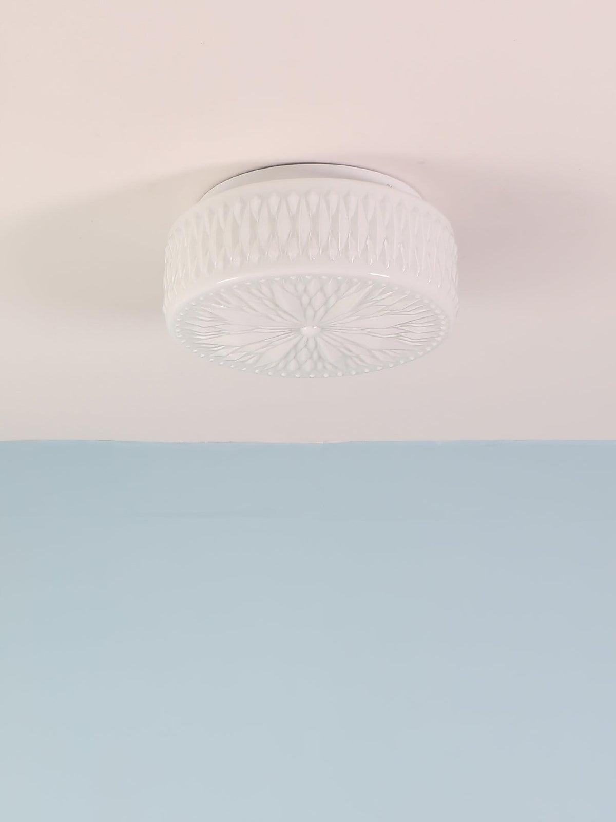 Glass Diffuser Flush Mount Ceiling Light