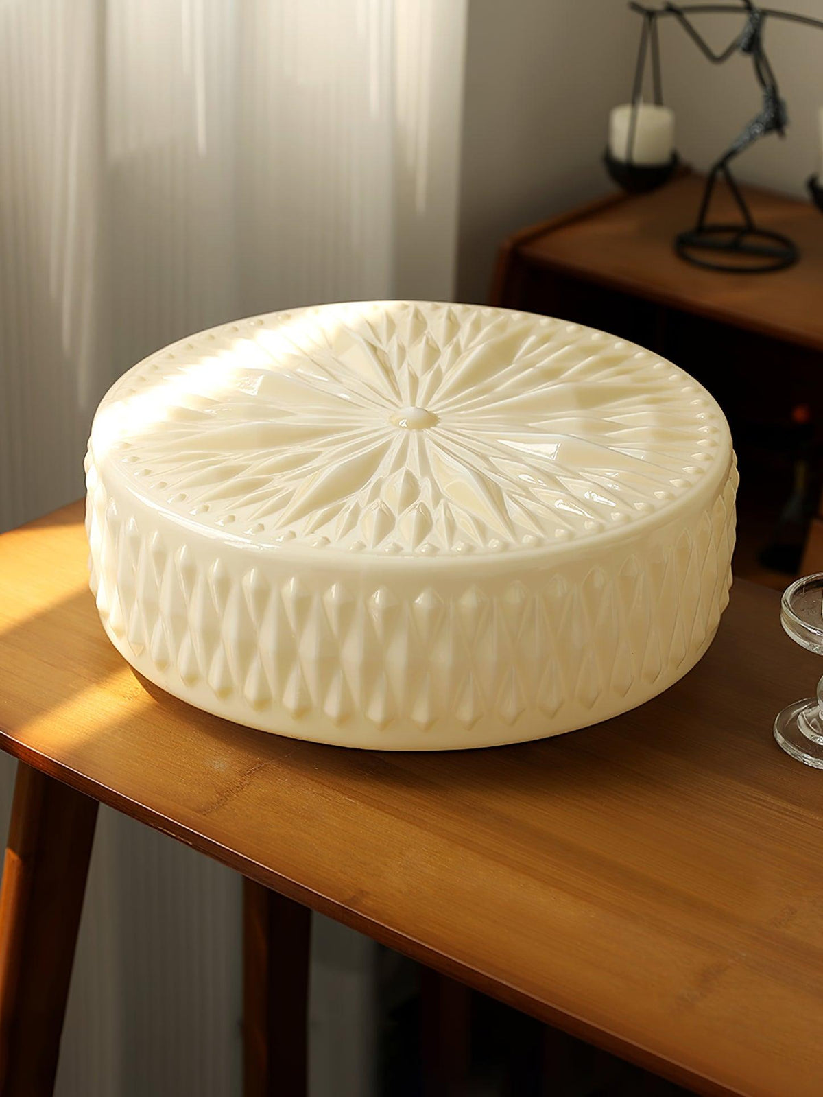 Glass Diffuser Flush Mount Ceiling Light