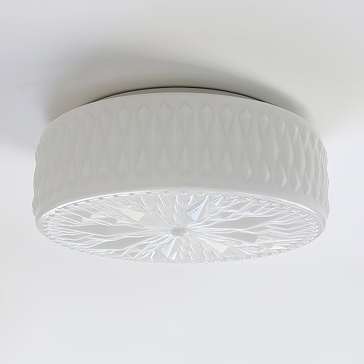 Glass Diffuser Flush Mount Ceiling Light