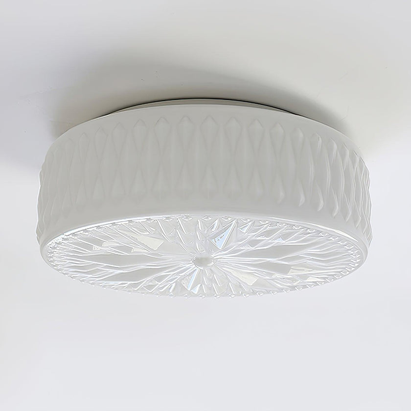 Glass Diffuser Flush Mount Ceiling Light