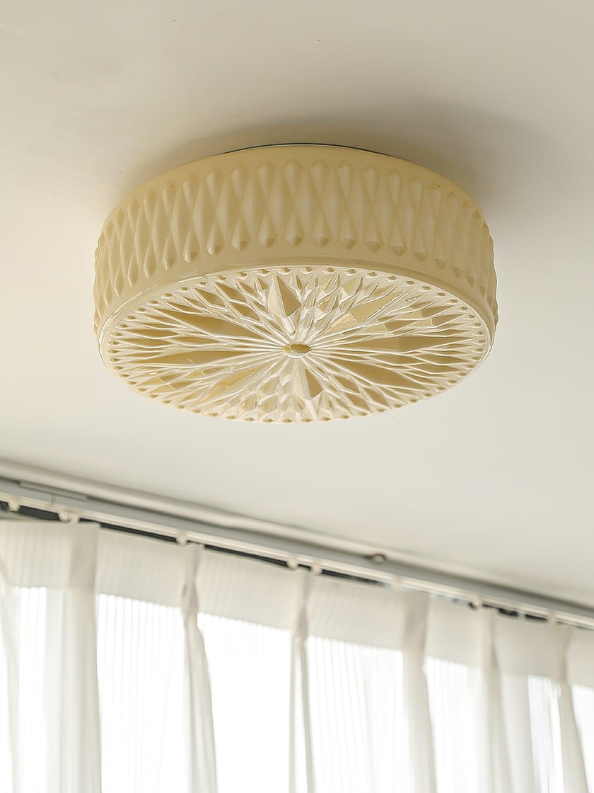 Glass Diffuser Flush Mount Ceiling Light