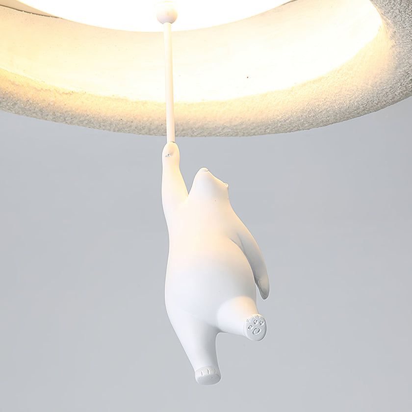 Calvrane Glass Bear Ceiling Light
