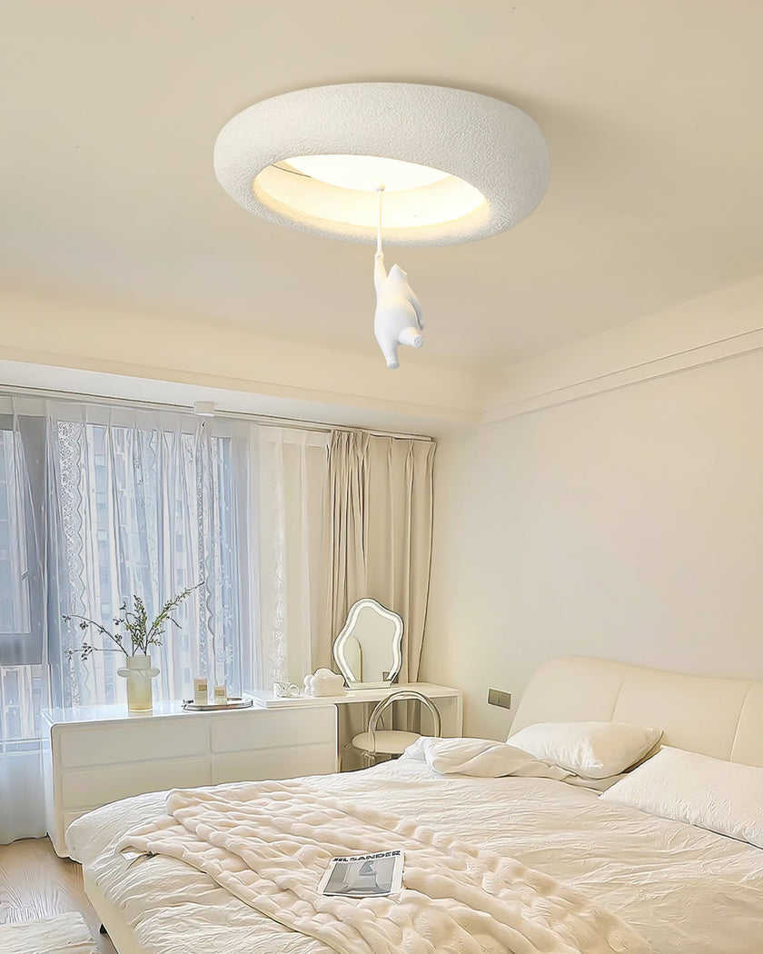 Calvrane Glass Bear Ceiling Light