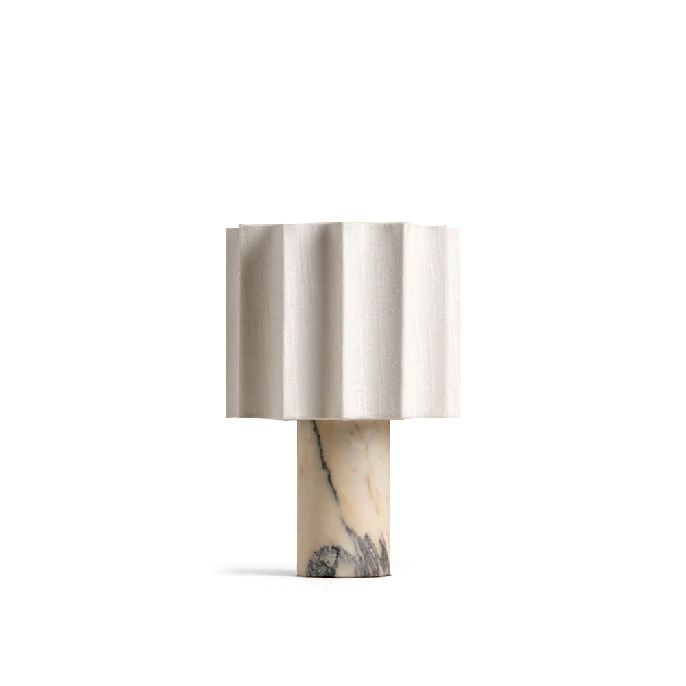 Art Deco Marble Cordless Rechargeable Table Lamp