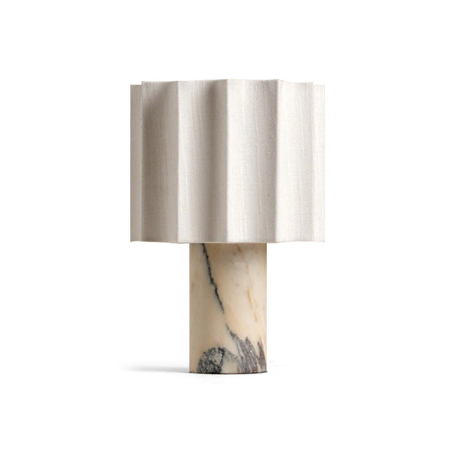 Art Deco Marble Cordless Rechargeable Table Lamp