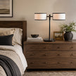 Calvrane Wood Two-Tone Table Lamp